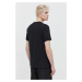 Bavlněné tričko Billabong černá barva, s potiskem, EBYZT00168