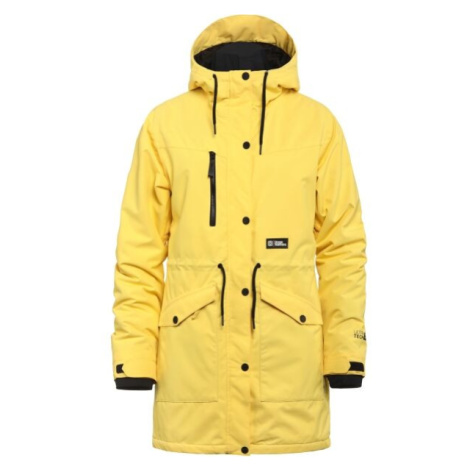Horsefeathers CLARISE Dámská lyžařská/snowboardová bunda, žlutá, velikost