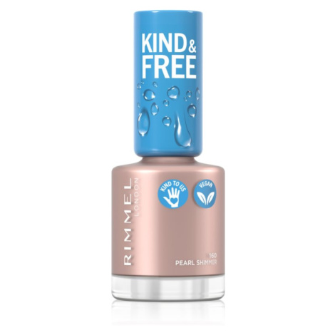 Rimmel Kind & Free lak na nehty odstín 160 Pearl Shimmer 8 ml