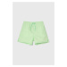 Dětské plavkové šortky Guess zelená barva
