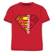 Dětské bavlněné triko Superman červené 104-134 cm