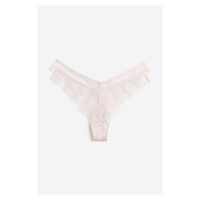 H & M - Krajkové kalhotky brazilian 2 kusy - růžová