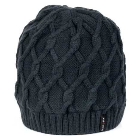 Finmark WINTER HAT Dámská zimní pletená čepice, tmavě modrá, velikost