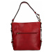 Elegantní dámská kožená kabelka Katana Darina - červená