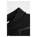 Dětská bavlněná mikina Coccodrillo černá barva, s kapucí, hladká