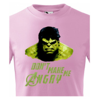 Dětské tričko Hulk 2 z týmu Avengers v celobarevné provedení