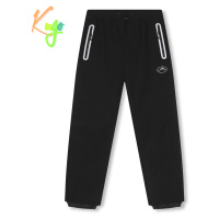 Chlapecké softshellové kalhoty, zateplené - KUGO HK2519, celočerná Barva: Černá