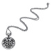 Camerazar Vikingský amulet Pánský náhrdelník, stříbrná, chirurgická ocel, 60 cm