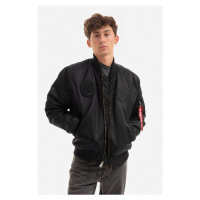 Bomber bunda Alpha Industries MA-1 VF NASA 166107 404 černá barva, přechodná