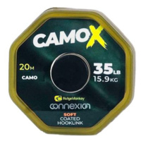 RidgeMonkey Šňůrka Connexion CamoX Soft Coated Hooklink 20m - 25lb