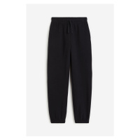 H & M - Kalhoty jogger - černá