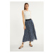 MONNARI Woman's Midi Skirts Patterned Midi Skirt With Belt