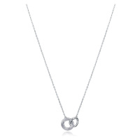 Viceroy Módní stříbrný náhrdelník se zirkony Clasica 13163C000-30