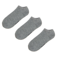 Cropp - 3 balení kotníkových ponožek - Šedá