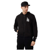 ČERNÁ MIKINA NA ZIP NEW ERA MLB LEAGUE LOS ANGELES DODGERS ESSENTIAL ZIP HOODIE