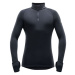 Devold EXPEDITION MAN ZIP NECK Pánské funkční triko, černá, velikost