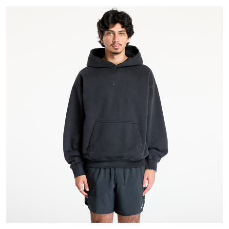Mikina Nike Solo Swoosh Men's French Terry Pullover Hoodie Black/ Black