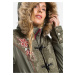 Bonprix RAINBOW zajímavý kabát s výšivkou Barva: Zelená, Mezinárodní