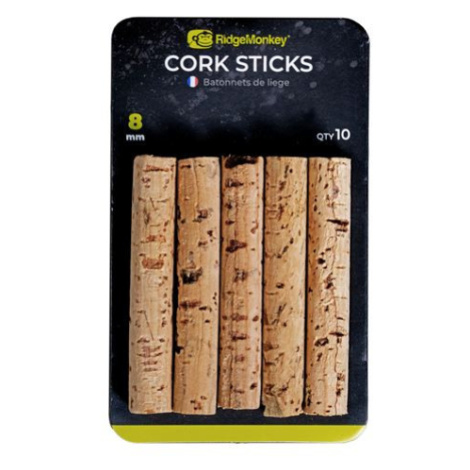 RidgeMonkey Korkové Tyčinky Combi Bait Drill Spare Cork Sticks Počet ks. v balení: 10ks, Průměr: