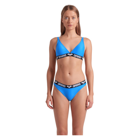ARENA - ELASTIC SOLID BIKINI TRIANGLE DÁMSKÉ DVOJDÍLNÉ PLAVKY MODRÉ