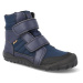 Barefoot zimní obuv s membránou Koel - Milan Vegan Tex Blue modrá