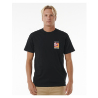 Tričko Rip Curl SURF REVIVAL LINED UP TEE Black