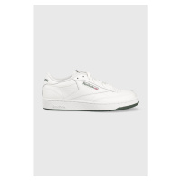 Kožené sneakers boty Reebok Classic CLUB C 85 bílá barva, FZ6014.100039280-white