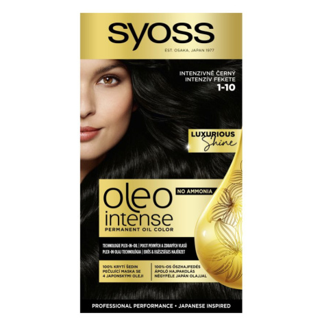 Syoss Oleo Intense Barva na vlasy 1-10 intenzivně černá 50 ml