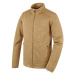 Pánský fleecový svetr na zip HUSKY Alan M beige