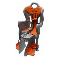 Dětská sedačka na kolo Bellelli B-One Clamp stříbrná-oranžová