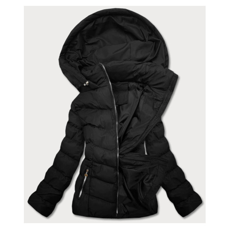Krátká černá dámská zimní péřová bunda (5M726-392) J.STYLE