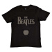 The Beatles Tričko Drop T Logo & Apple Unisex Black