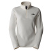 The North Face 100 GLACIER 1/4 ZIP Dámská mikina, bílá, velikost