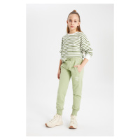 DEFACTO Girls' Printed Jogger Sweatpants