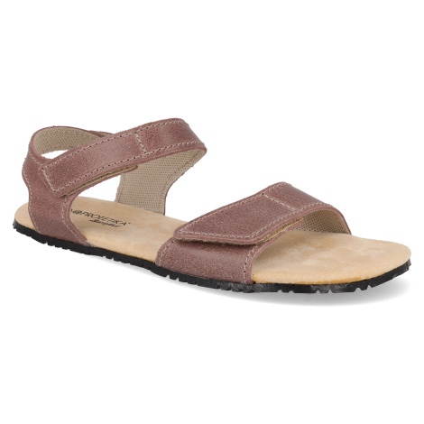 Barefoot dámské sandály Protetika - Belita starorůžové