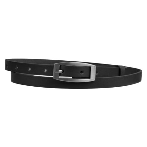 Dámský kožený úzký pásek černý 15-2-63 95 cm Penny Belts