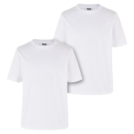 Chlapecké organické základní tričko - 2ks - bílá+bílá Urban Classics