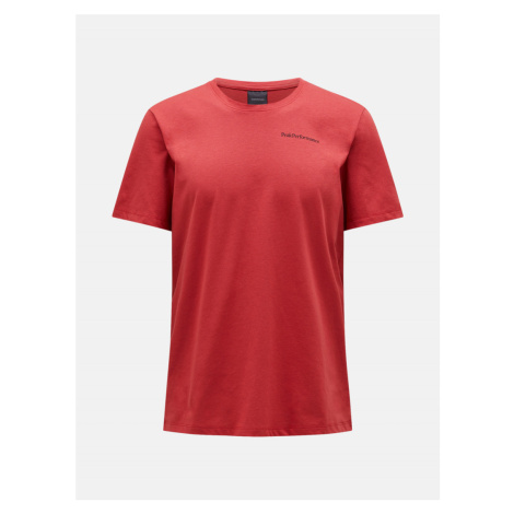 Tričko peak performance m explore logo tee červená