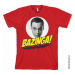 Big Bang Theory tričko, Bazinga Sheldons Head, pánské