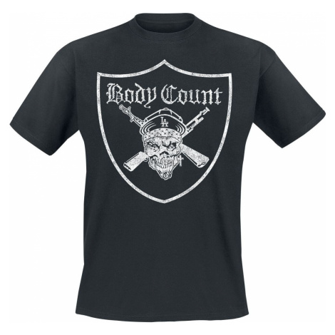 Body Count Gunner Pirate Shield Tričko černá