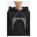 Bavlněná mikina Rick Owens Oversized Hoodie pánská, béžová barva, s kapucí, s potiskem, DU02D228