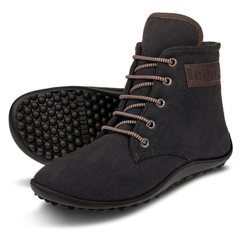 Barefoot zimní boty Leguano - Chester tmavohnědé