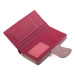 SEGALI Dámská kožená peněženka SG-27617 růžová