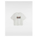 VANS Fleurs Os Crop T-shirt Women White, Size