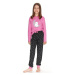 Dívčí pyžamo růžové s model 17627927 - Taro