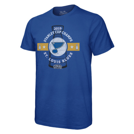 St. Louis Blues pánské tričko 2019 Stanley Cup Champions Come Prepared Majestic