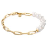 Tommy Hilfiger Elegantní pozlacený perlový náramek Orb Pearl 2780770