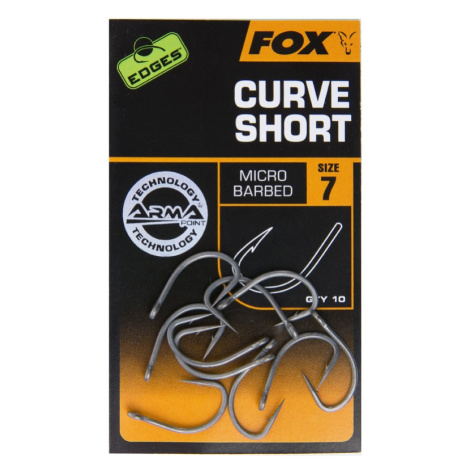 Fox Háčky EDGES Curve Shank Short 10ks - vel. 8