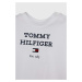 Kojenecké tričko Tommy Hilfiger bílá barva, s potiskem