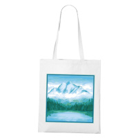 Placená taška s potiskem Hory - skvělá nákupní plátěná taška